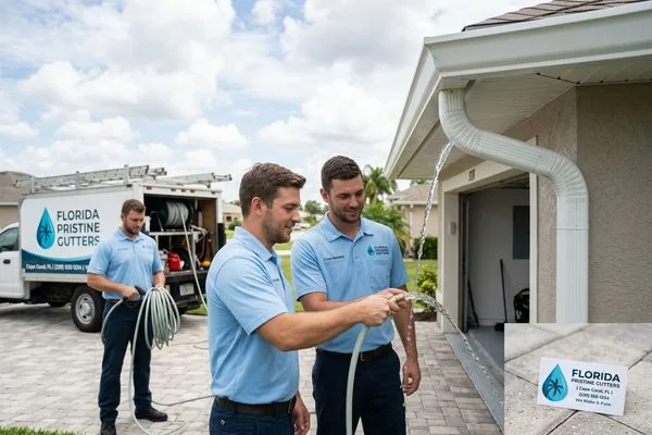 Gutter Cleaning project example 2 in Cape Coral