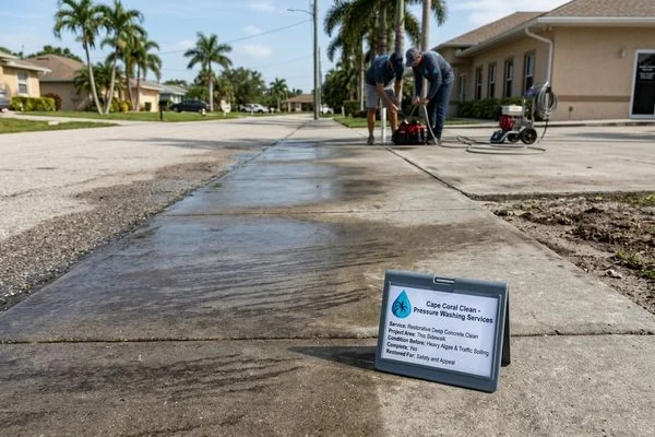 Commercial Pressure Washing project example 2 in Cape Coral