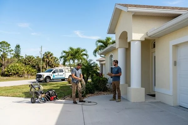 House Washing project example 2 in Cape Coral