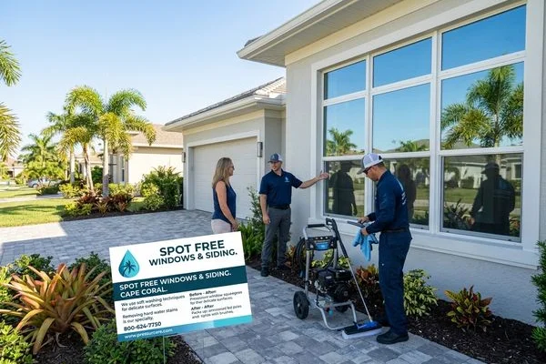 Window Cleaning project example 2 in Cape Coral