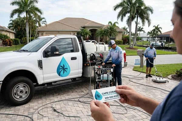 Soft Wash Roof Cleaning project example 3 in Cape Coral