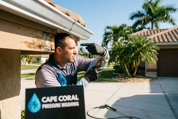 Gutter Cleaning project example 4 in Cape Coral