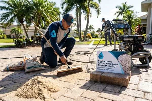 Paver Cleaning & Sealing project example 3 in Cape Coral
