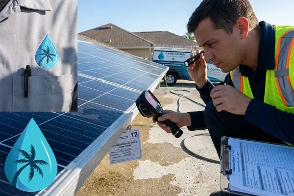 Solar Panel Cleaning project example 4 in Cape Coral